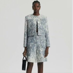 Scanlan Theodore Brocade Cargo Short - Indigo